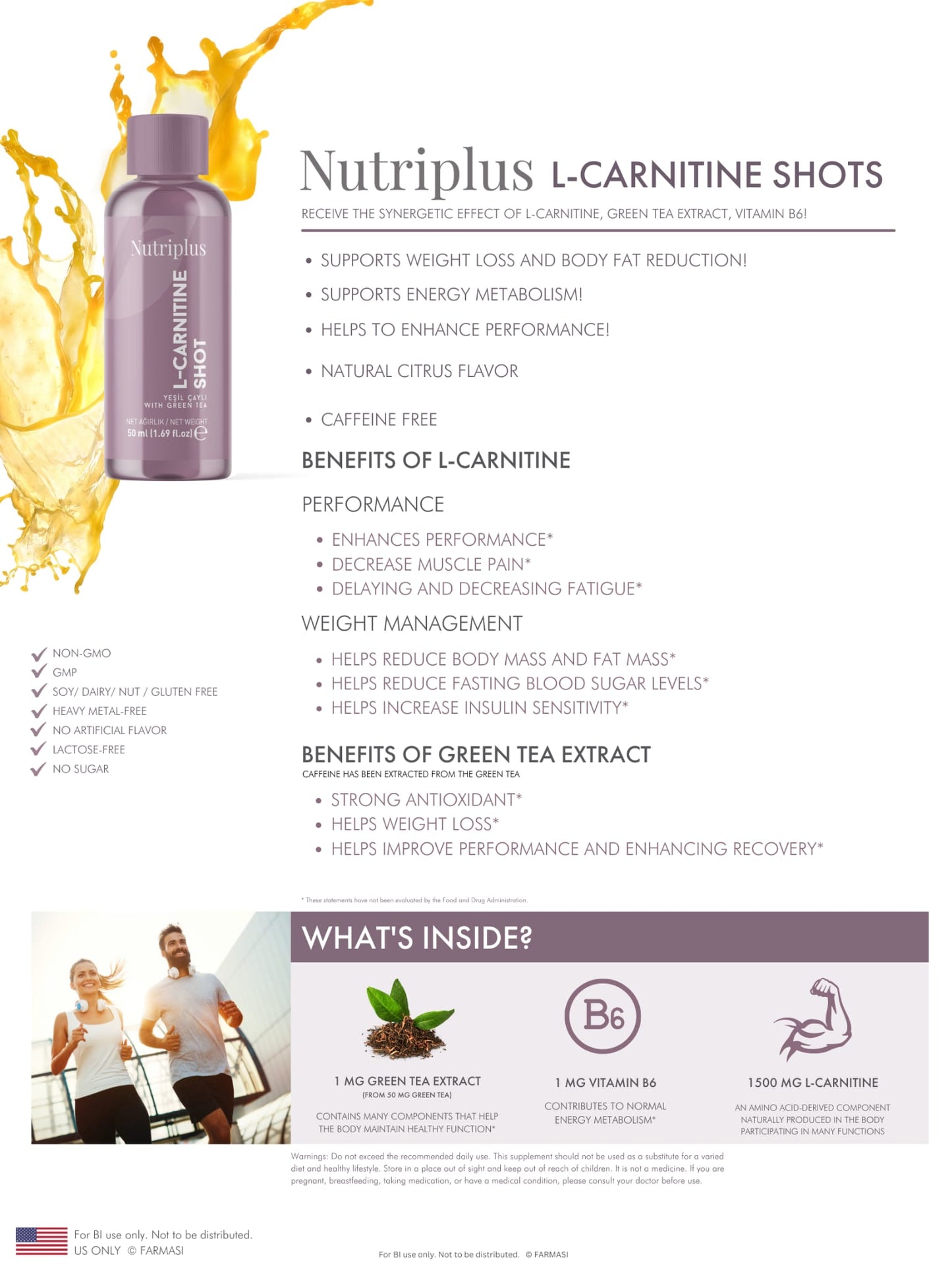 Nutriplus L-Carnitine shots
