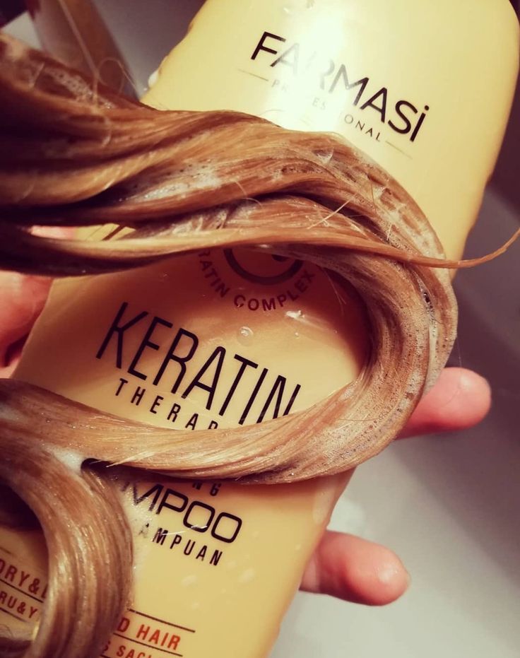 Keratine shampoo glanzend haar farmasi