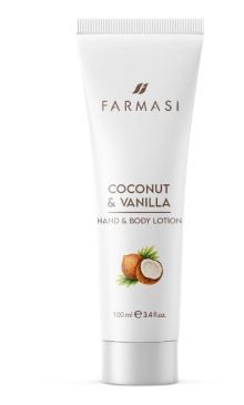 Farmasi hand-en-bodylotion kokos en vanille vegan